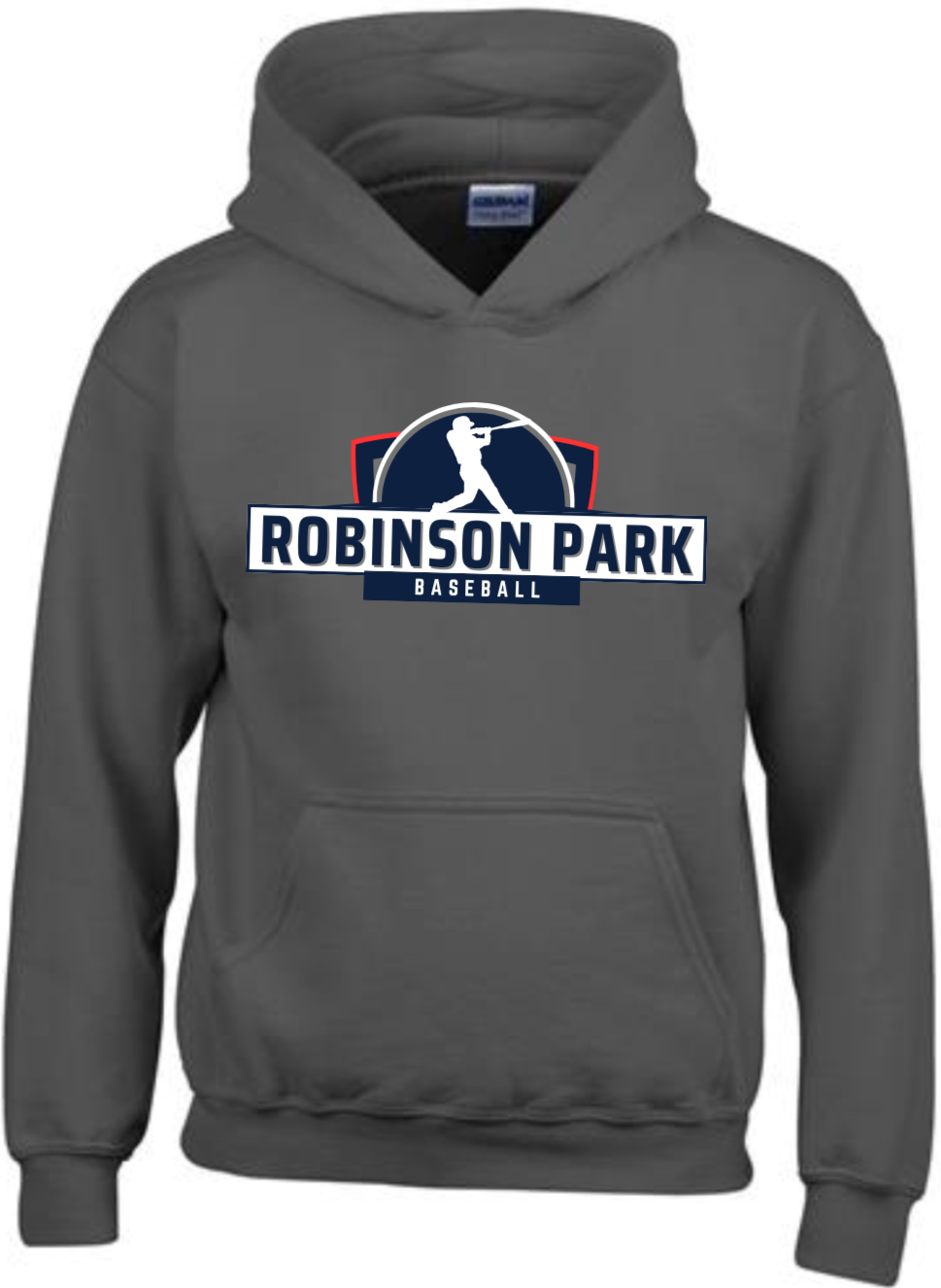 WPLL Hoodie | Charcoal (Logo: Robinson Park)