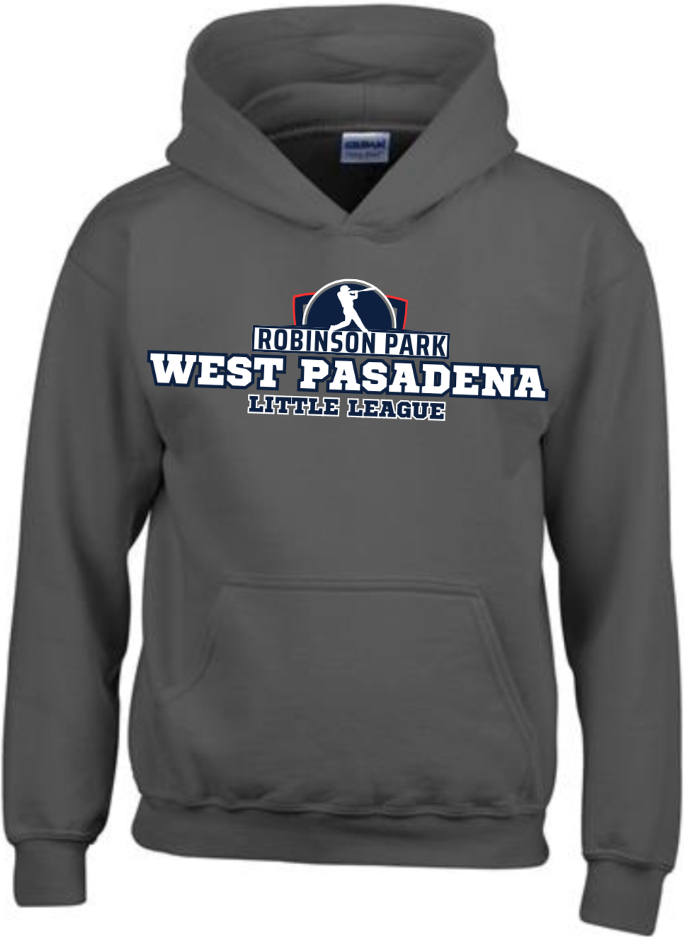 WPLL Hoodie | Charcoal (Logo: Robinson/West Pasadena)