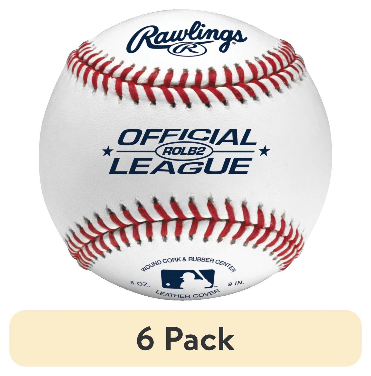 (6 Pack) 12U ROLB2 Youth Baseball, 1 Count