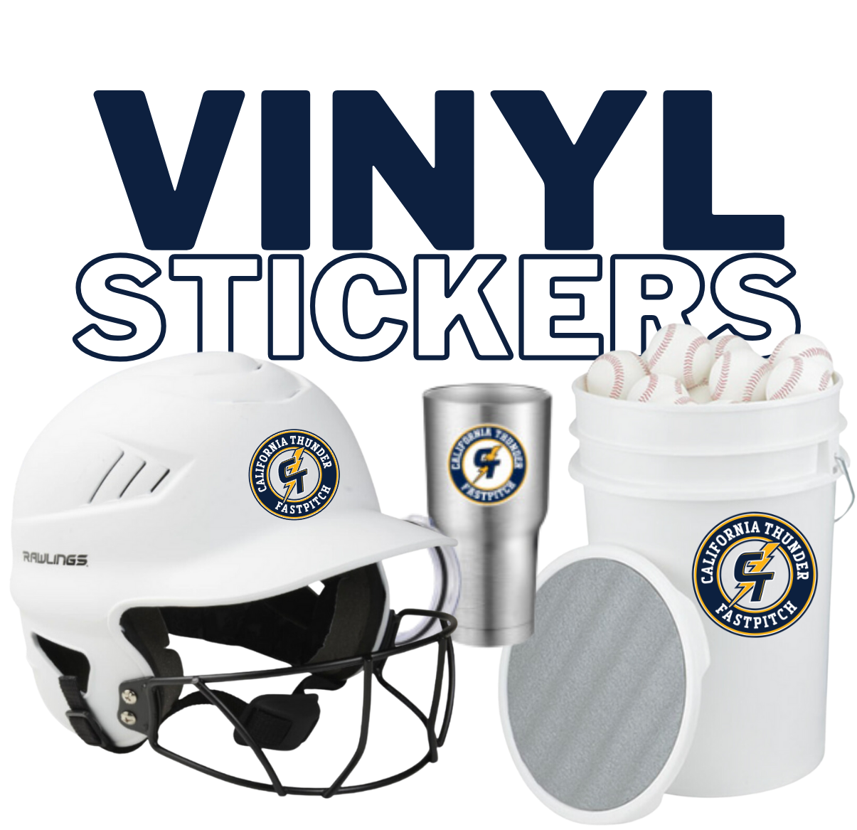 CT Vinyl Stickers (Small & Large Circle Logo)