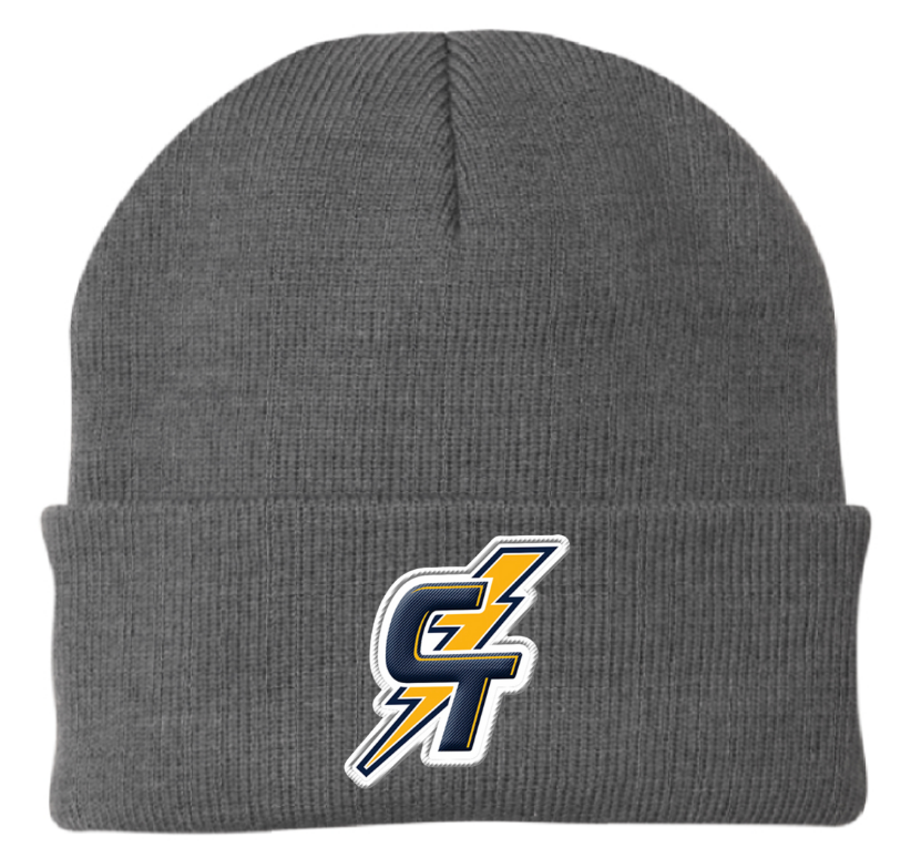 CT Beanie | Charcoal (Logo: Bolt)