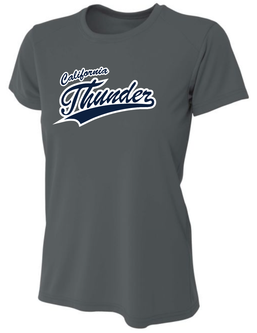 CT Jersey w/ Number | Charcoal (Logo: Navy w/White Thunder)