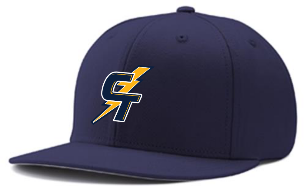 CT SnapBack Hat | Navy (Logo: CT W/Bolt Logo)