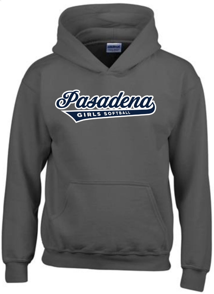 PGSA Hoodie | Charcoal (Logo: Navy w/ White Pasadena)