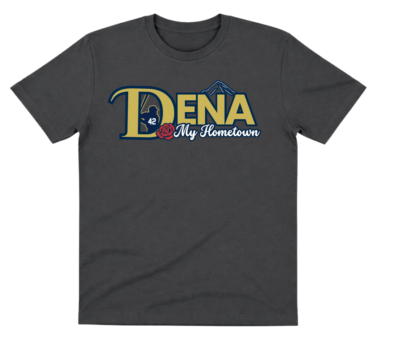 Dena Charcoal Dry Fit Shirt: My Hometown