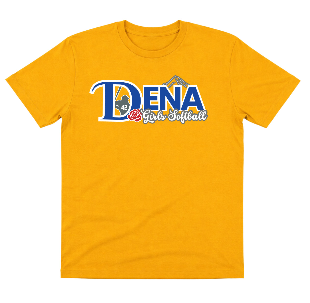 Dena Gold Shirt: Girls Softball