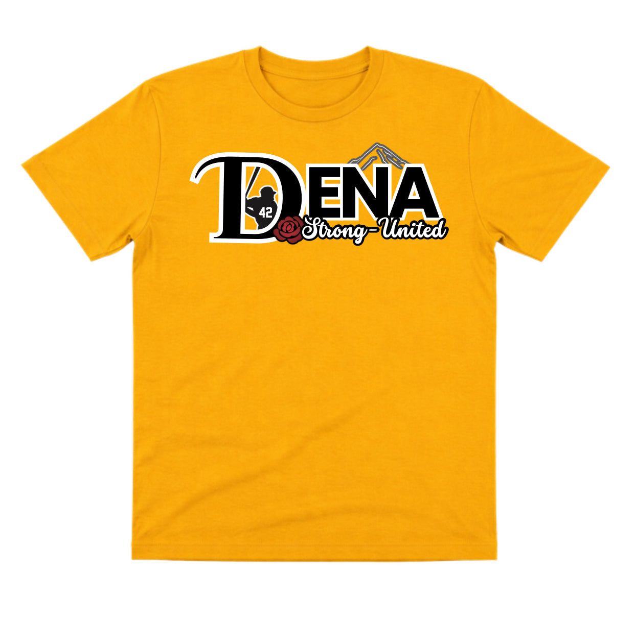 Dena Gold Shirt: Strong United