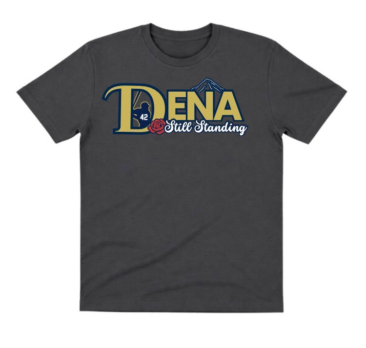 DENA Charcoal Dry Fit Shirt: Still Standing