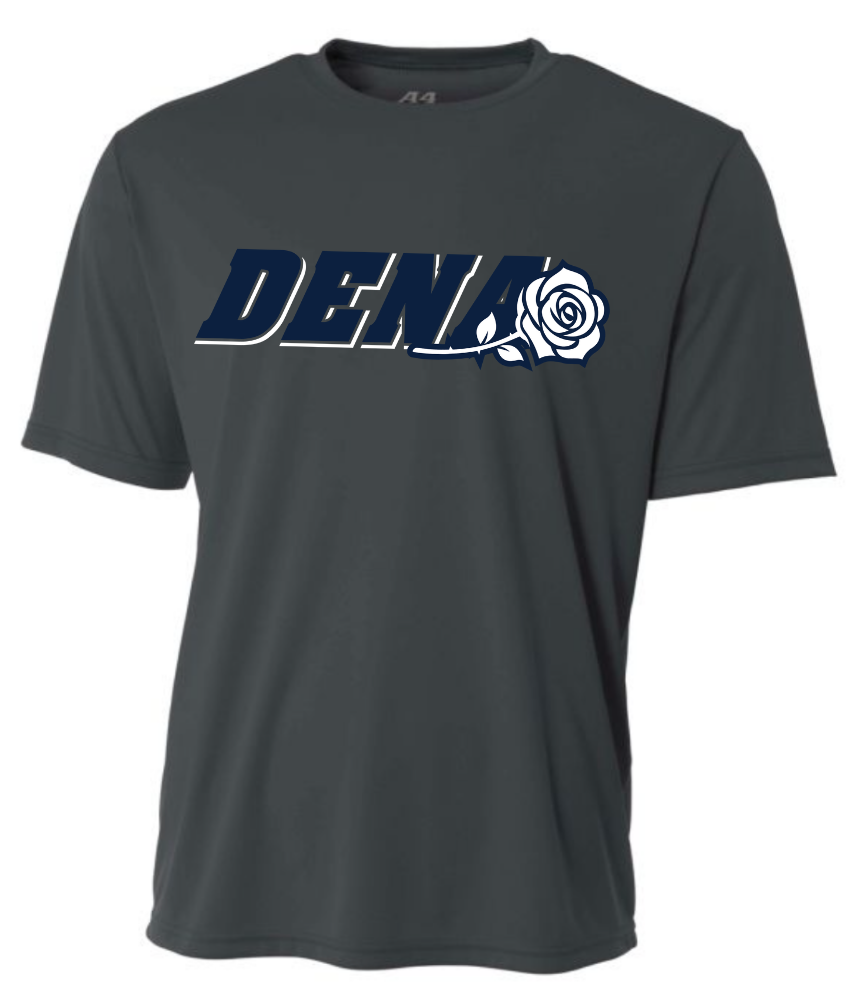 PGSA Jersey w/ Number | Charcoal (Logo: Navy w/ White DENA)