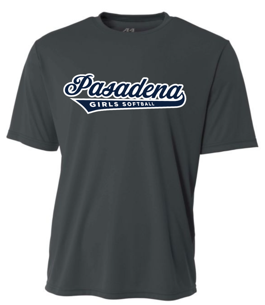PGSA Jersey w/ Number | Charcoal (Logo: Navy w/ White Pasadena)