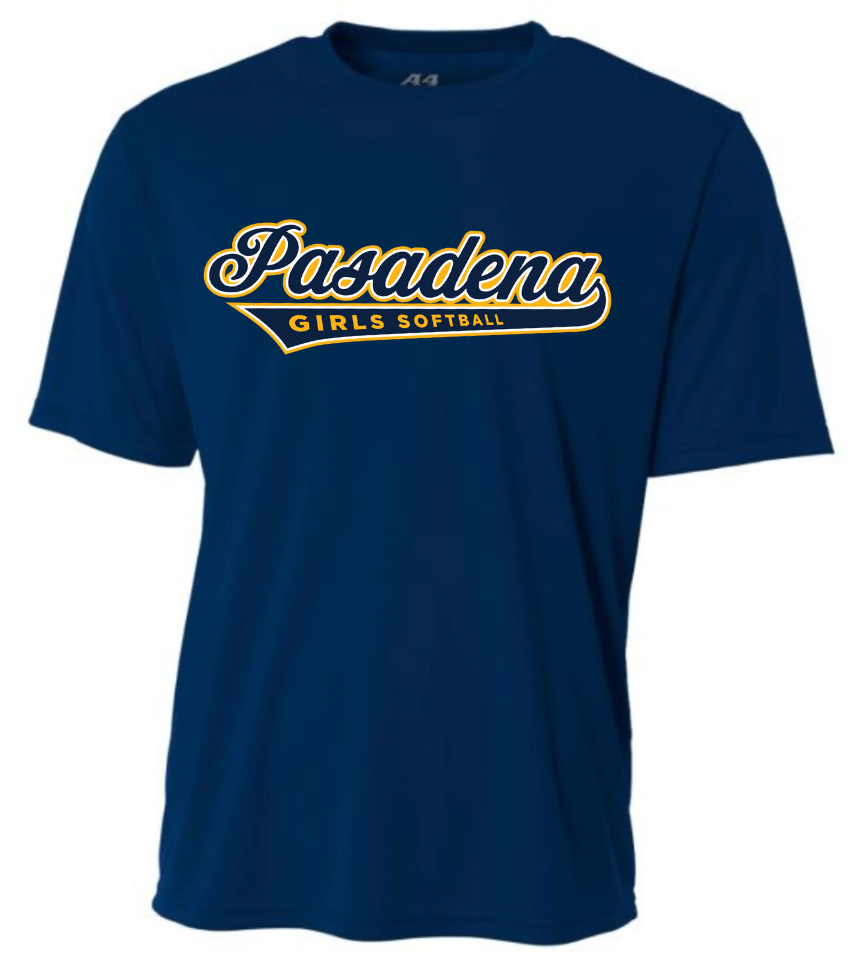 PGSA Dry Fit | Navy (Logo: Navy w/ Gold Pasadena)
