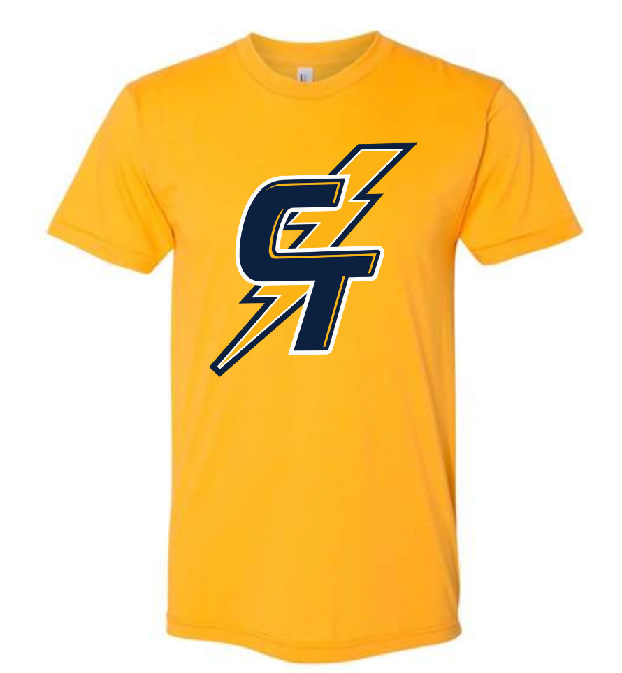 CT Dry Fit | Gold (Logo: CT Bolt)