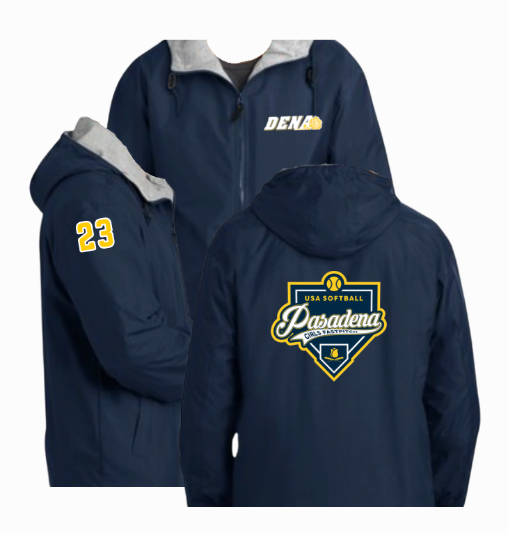 PGSA Hooded Jacket w/ Jersey# (Waterproof | Fleece Lining)