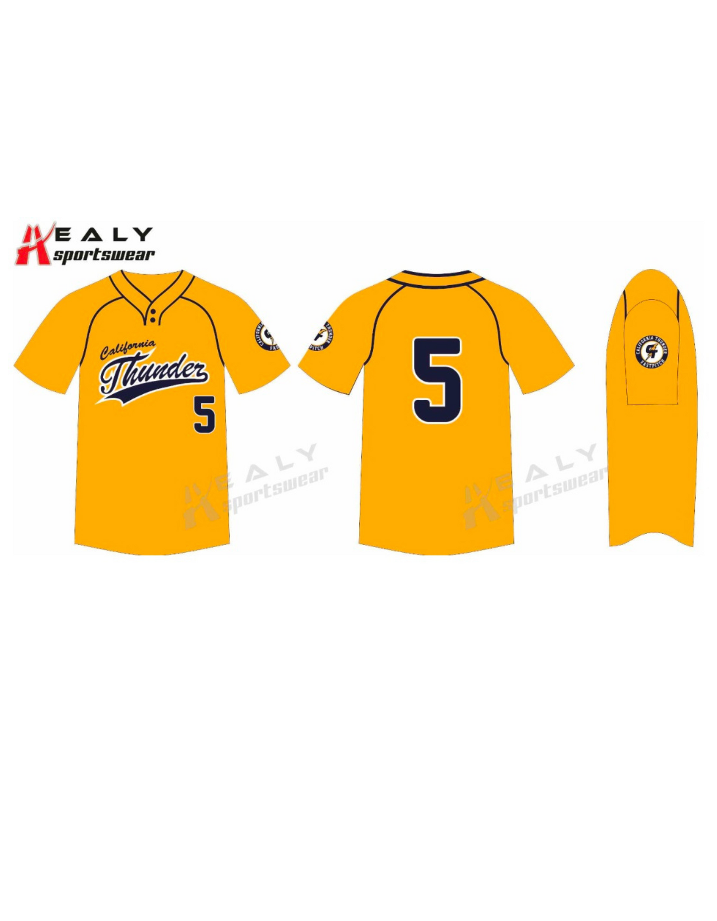 CT Showcase Jerseys (Navy; Gold; White)