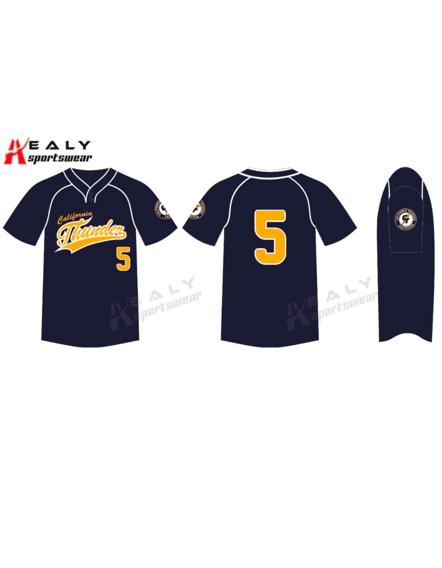 CT Showcase Jerseys (Navy; Gold; White)