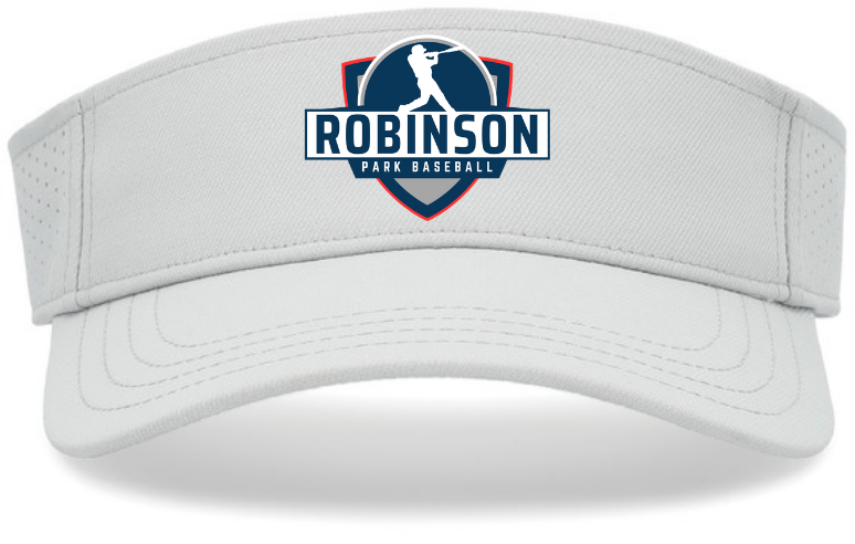 WPLL Visor | White (Logo: Robinson Park)