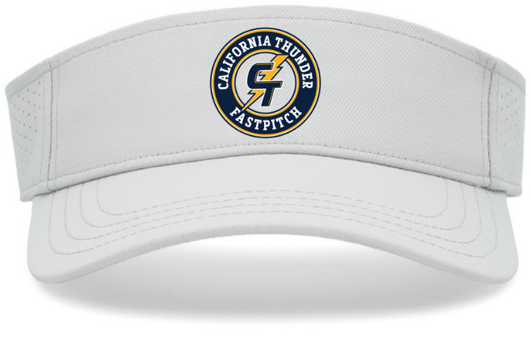 CT Visor | White (Logo: Circle Logo)