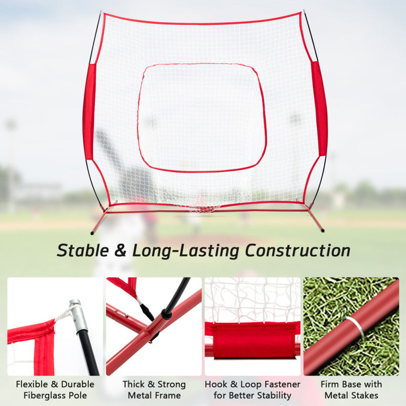 Portable Practice Net Kit with 3 Carrying Bags