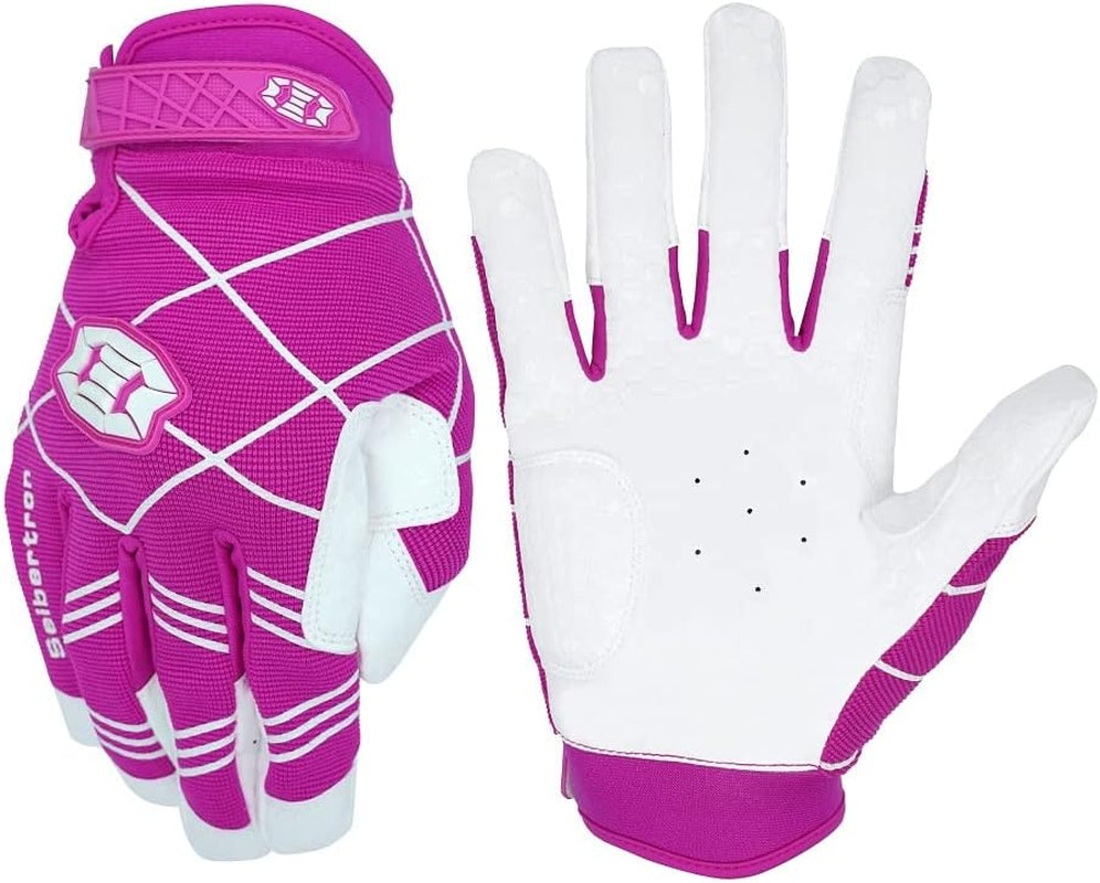 B-A-R PRO 2.0 Signature Baseball/Softball Batting Gloves Super Grip Finger Fit for Adult and Youth