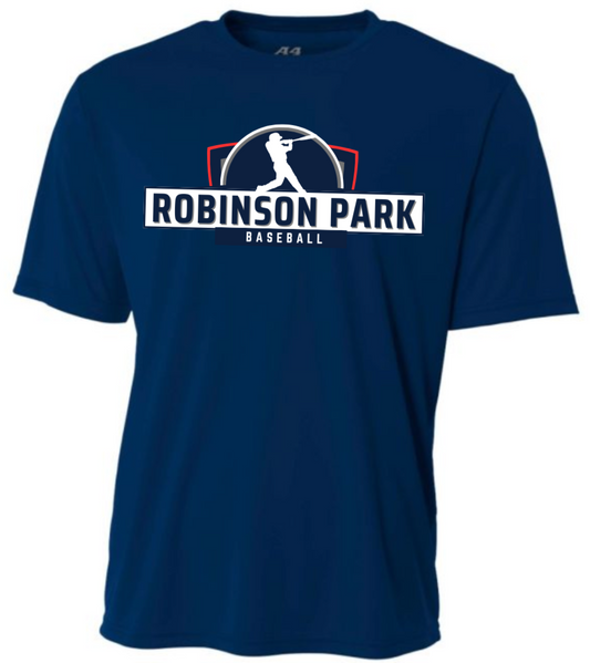 Youth Navy Dri Fit: Robinson Park Logo