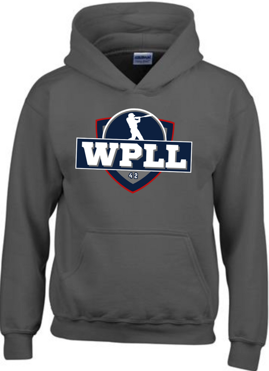 Charcoal Hoodie: WPLL Shield Logo