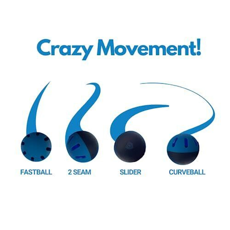 Baseball Training Balls, Ultra-Durable Balls for Training, Crazy Movement Warm