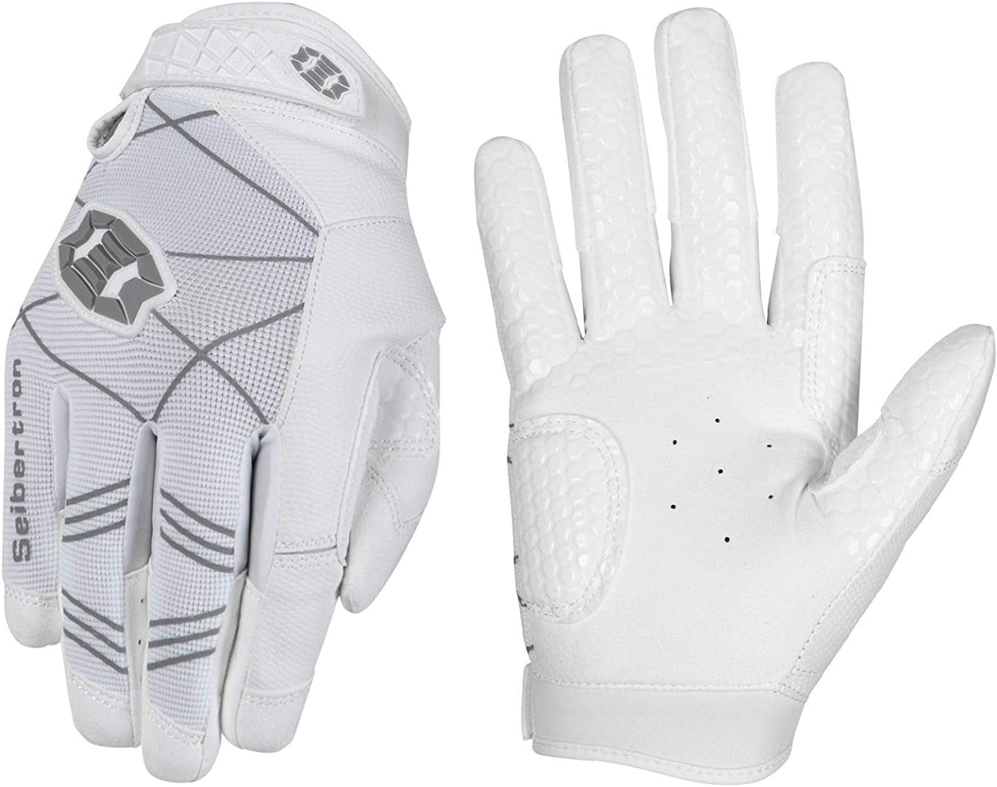 B-A-R PRO 2.0 Signature Baseball/Softball Batting Gloves Super Grip Finger Fit for Adult and Youth