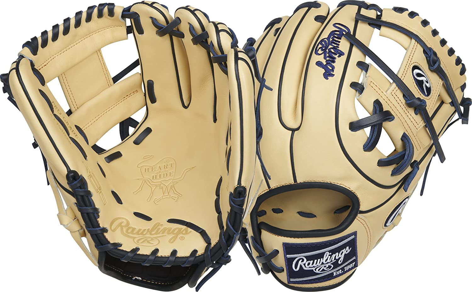 | HEART of the HIDE Baseball Glove | CONTOUR - Youth Fit | Advanced Break-In | 11.5" | Pro I Web | Left Hand Throw