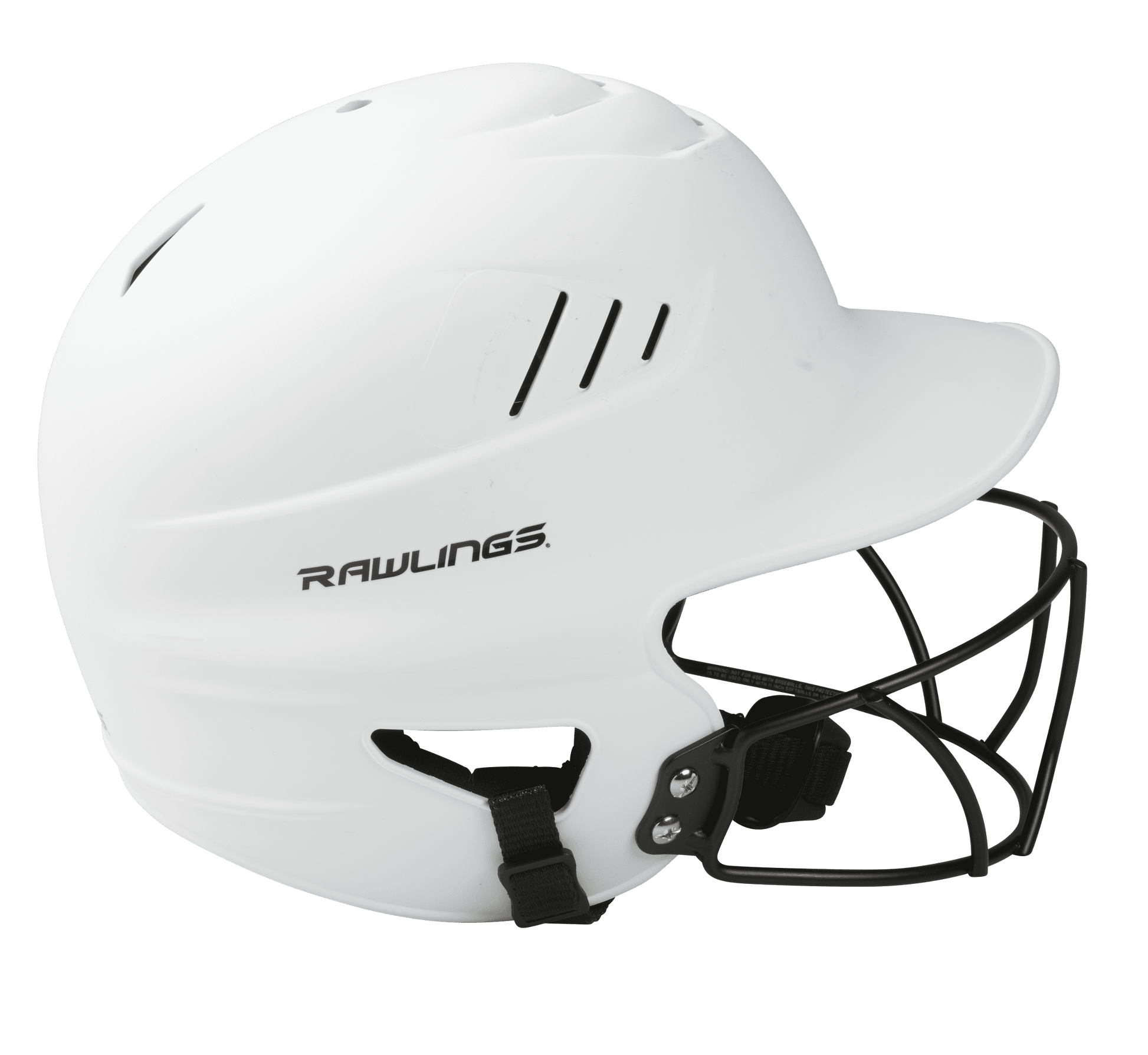 Coolflo Fastpitch Softball Helmet with Face Guard, Matte White