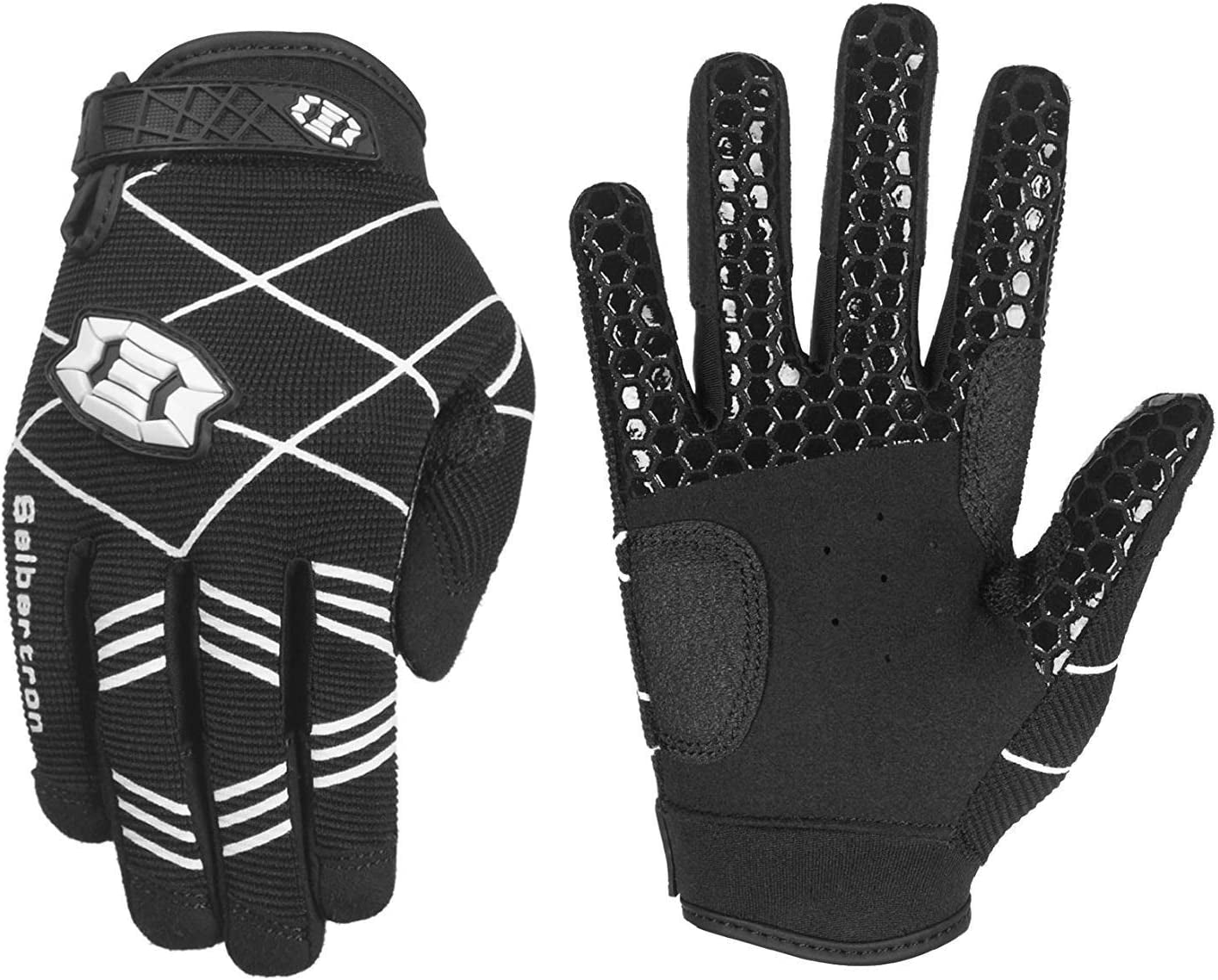 B-A-R PRO 2.0 Signature Baseball/Softball Batting Gloves Super Grip Finger Fit for Adult and Youth