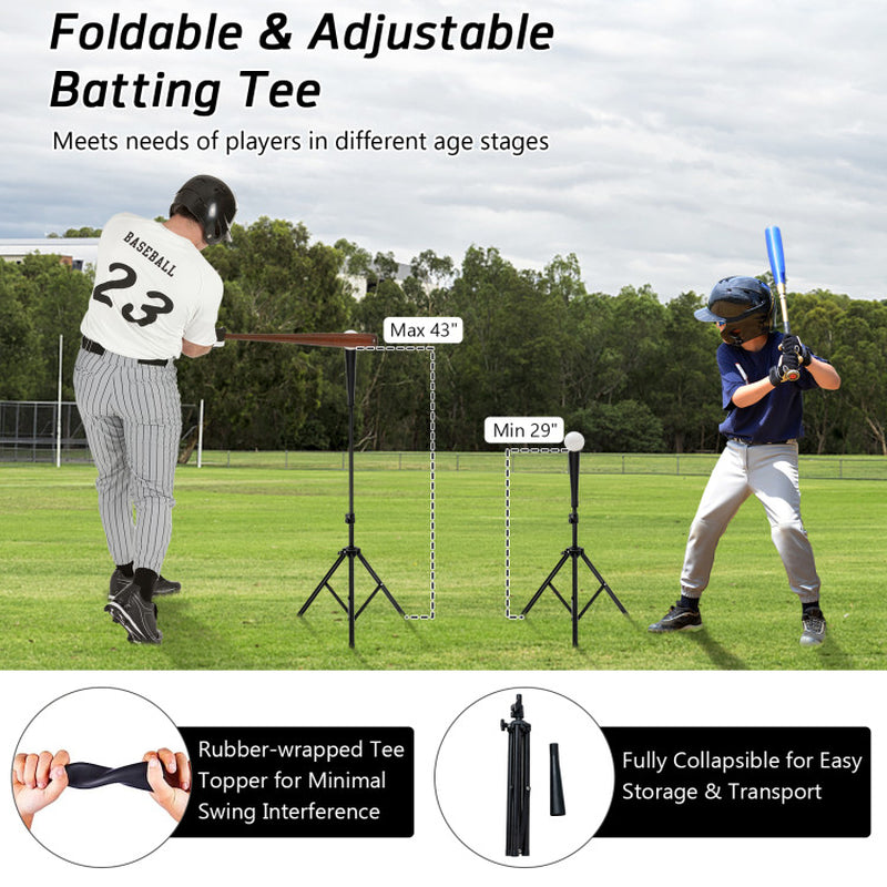 Portable Practice Net Kit with 3 Carrying Bags