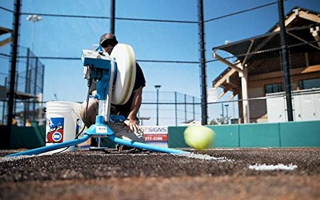 BP1 Softball Only Pitching Machine — Throws Softballs up to 70 Mph from a Realistic Delivery Height.