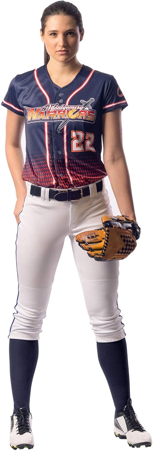 Women'S Tournament Traditional Low-Rise Softball Pants with Braid