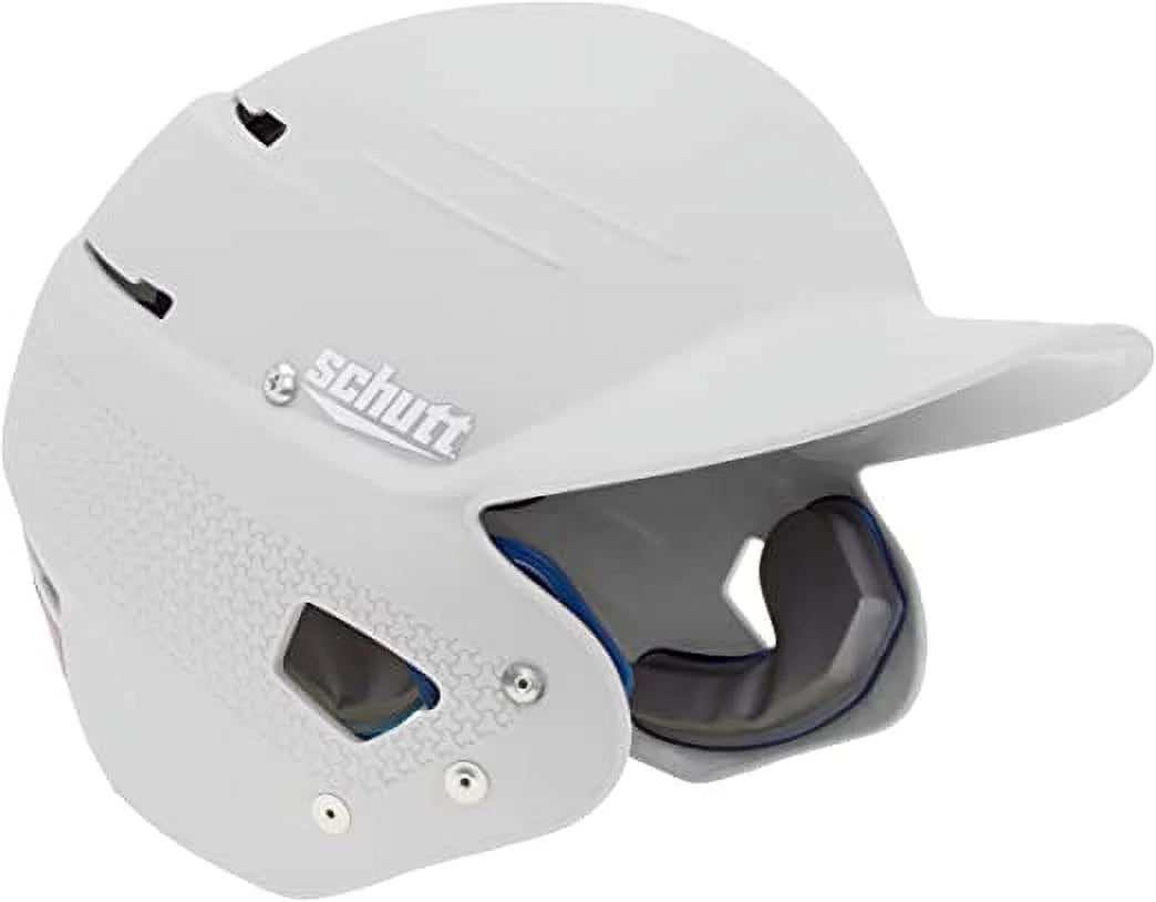 Open Box XR1 BASEBALL BATTING HELMET, MATTE WHITE COLOR for JUNIOR