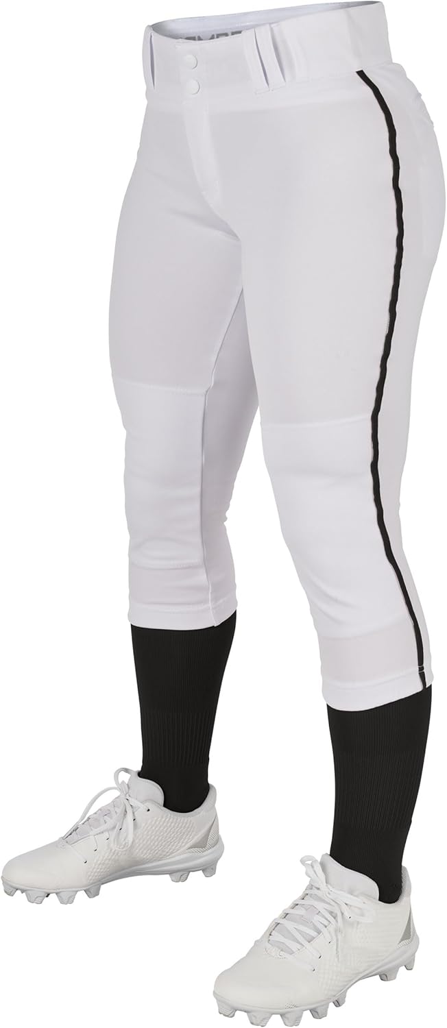 Women'S Tournament Traditional Low-Rise Softball Pants with Braid