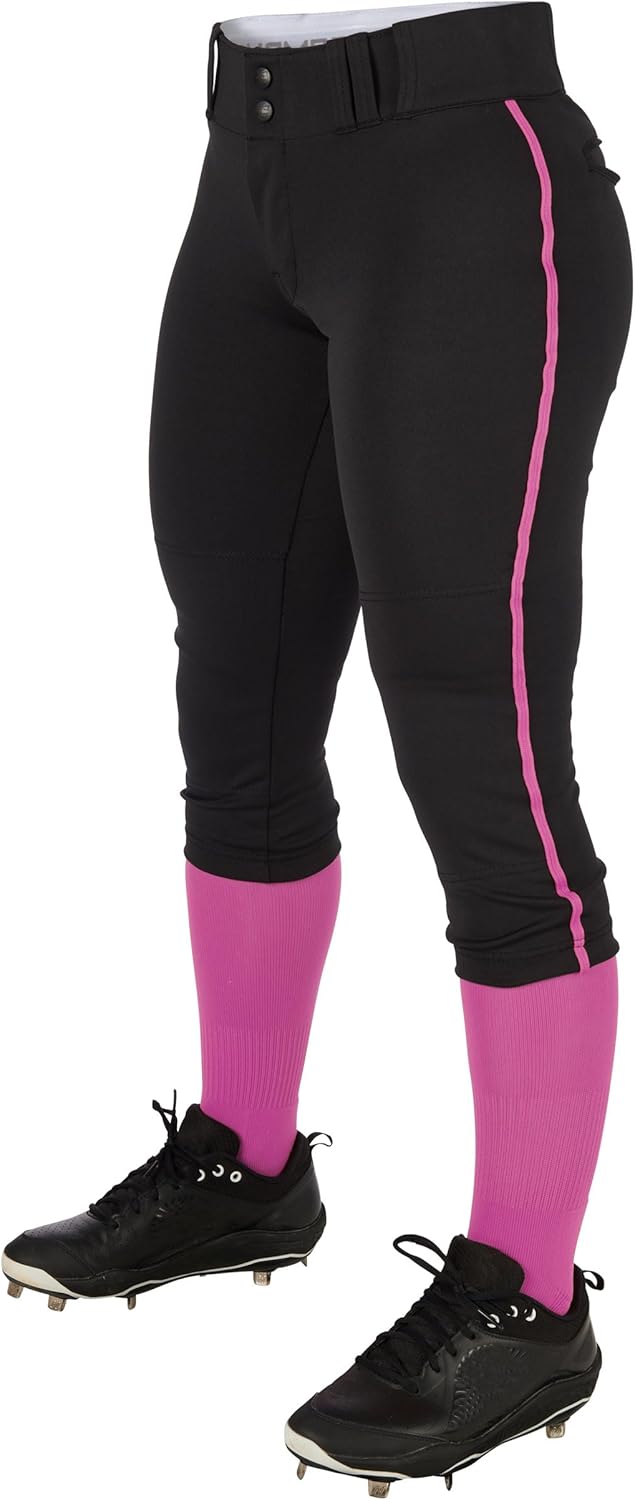 Women'S Tournament Traditional Low-Rise Softball Pants with Braid