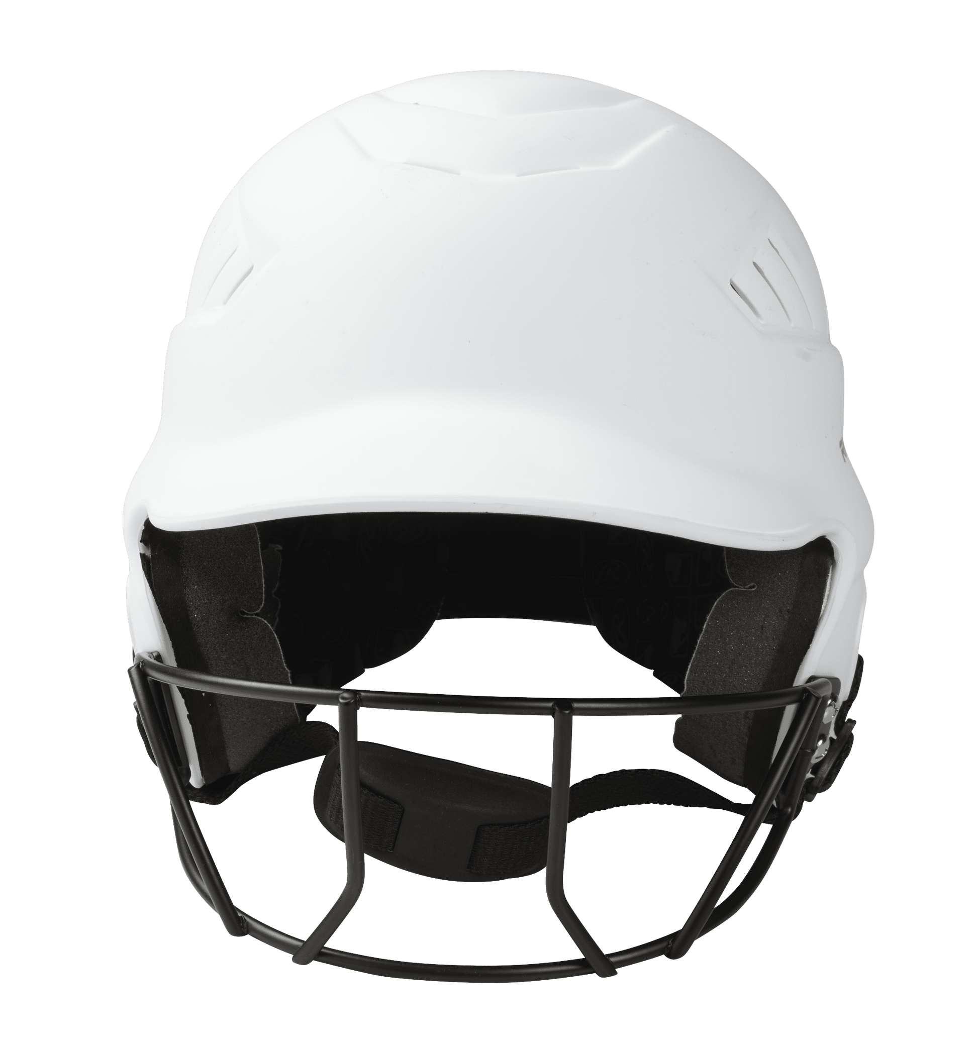 Coolflo Fastpitch Softball Helmet with Face Guard, Matte White