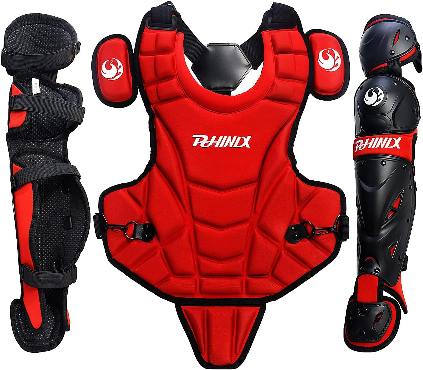 Catcher Chest Protector and Leg Guards Recommended for Ages 9-12