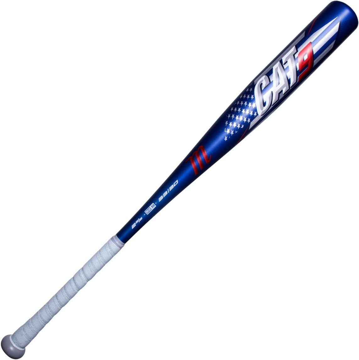 CAT9 Pastime -3 BBCOR Metal Baseball Bat, 2 5/8" Barrel