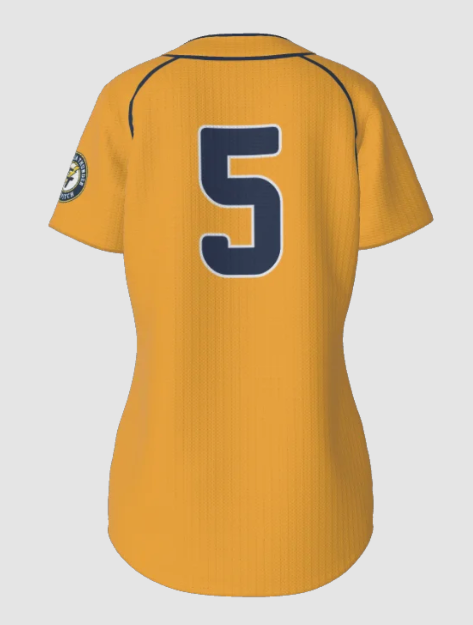 MIZUNO Cal Thunder Showcase Jerseys (White/Navy/Gold)