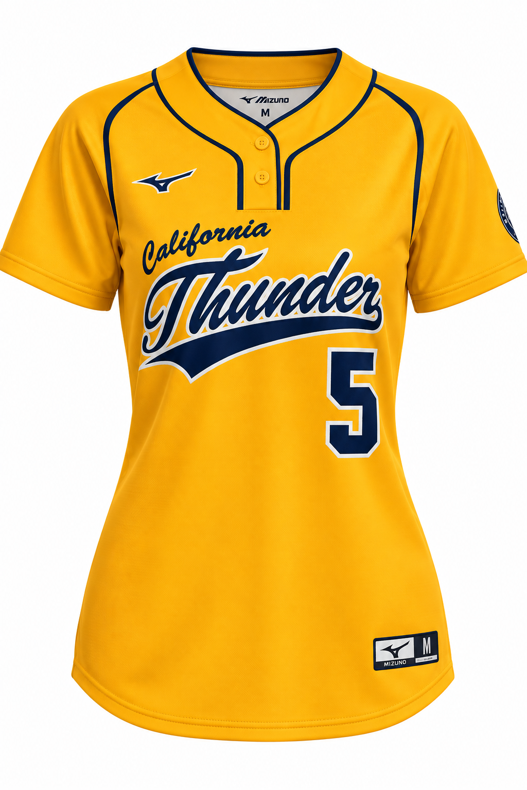 MIZUNO Cal Thunder Showcase Jerseys Gold