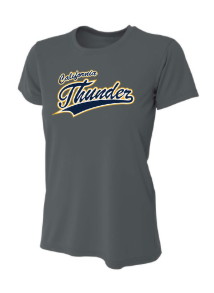CT Jersey w/ Number | Charcoal (Logo: Navy w/Gold Thunder)