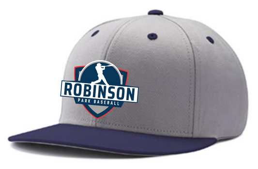 Grey/Navy Hat: Robinson Park Logo