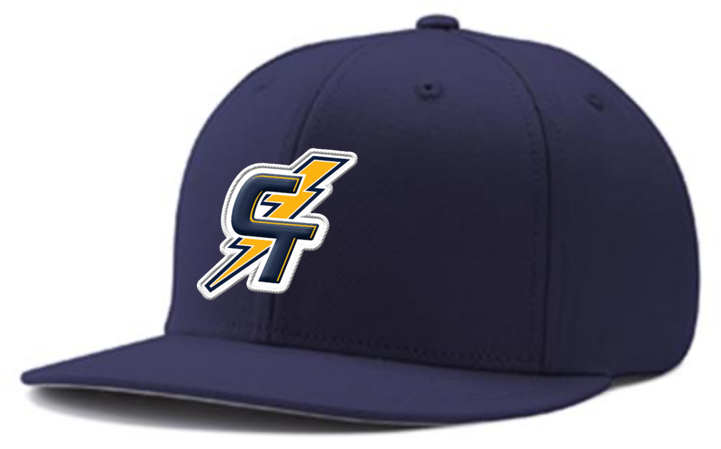 Navy Hat: Embroidered CT/Bolt Logo
