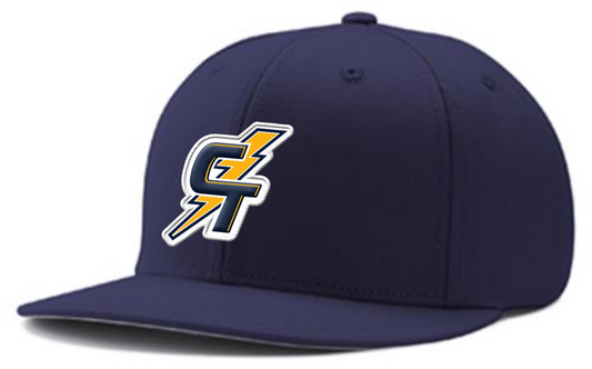 Navy Hat: Embroidered CT/Bolt Logo