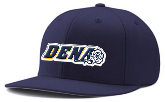 Navy Hat: Embroidered DENA Logo
