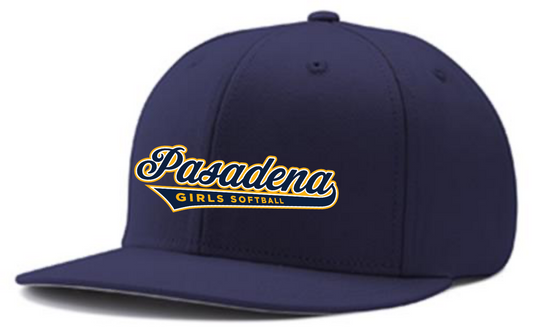 Navy Hat: Navy w/ Gold outline "Pasadena" Logo