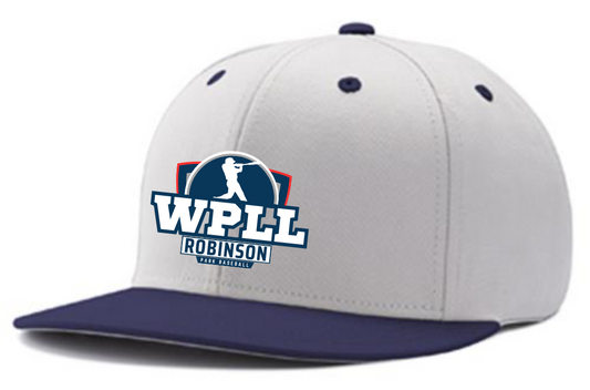 White/Navy Hat: WPLL Logo
