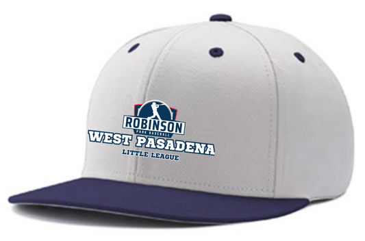White/Navy Hat: West Pasadena Logo