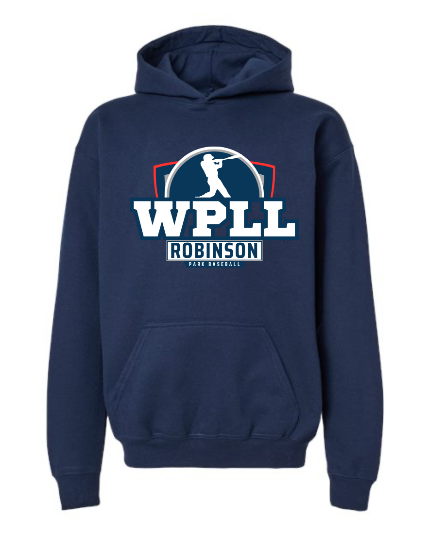 Navy Hoodie: WPLL Logo